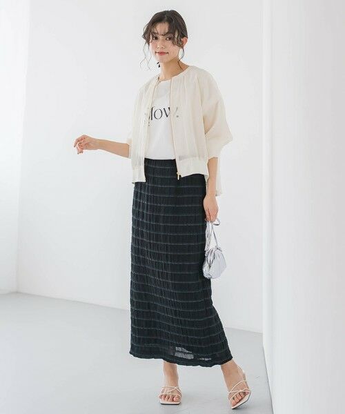 Droite lautreamont / ドロワットロートレアモン カットソー | ドライタッチコットンロゴTシャツ≪洗濯機で洗える≫ | 詳細5