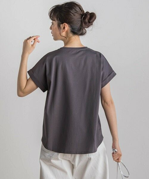 Droite lautreamont / ドロワットロートレアモン カットソー | ドライタッチコットンロゴTシャツ≪洗濯機で洗える≫ | 詳細28