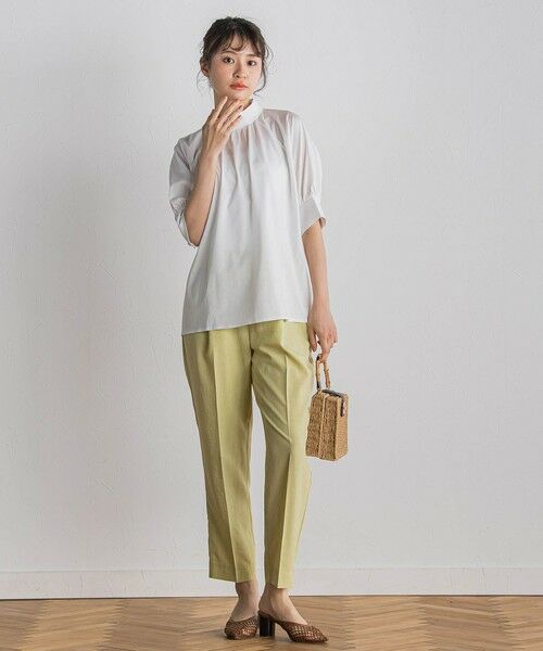 Droite lautreamont / ドロワットロートレアモン カットソー | シルケットギャザープルオーバー | 詳細1