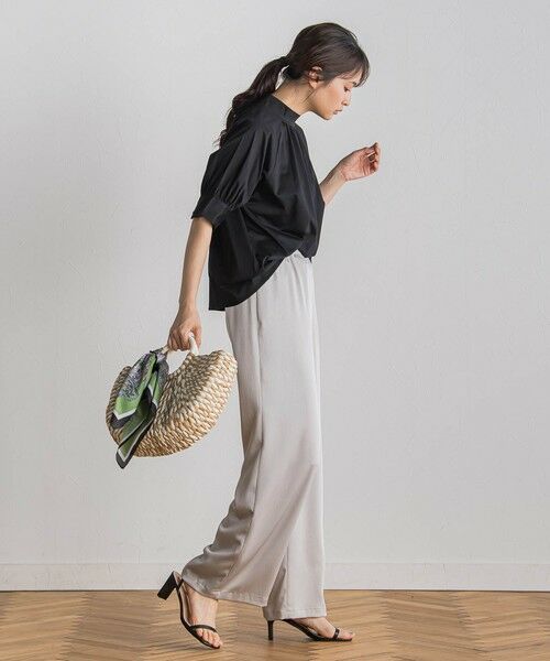 Droite lautreamont / ドロワットロートレアモン カットソー | シルケットギャザープルオーバー | 詳細12