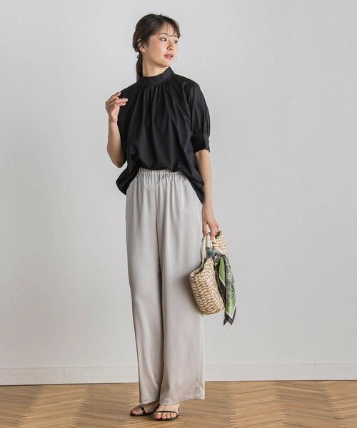 Droite lautreamont / ドロワットロートレアモン カットソー | シルケットギャザープルオーバー | 詳細14