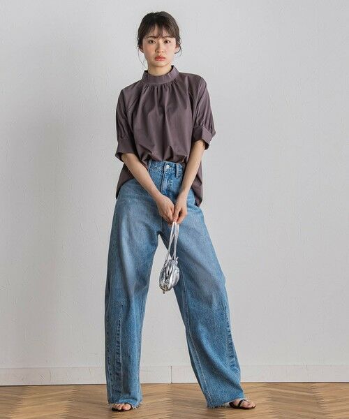 Droite lautreamont / ドロワットロートレアモン カットソー | シルケットギャザープルオーバー | 詳細19