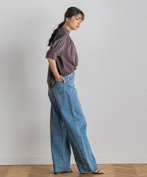 Droite lautreamont / ドロワットロートレアモン カットソー | シルケットギャザープルオーバー | 詳細21