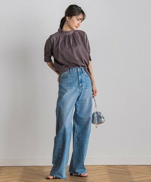 Droite lautreamont / ドロワットロートレアモン カットソー | シルケットギャザープルオーバー | 詳細23