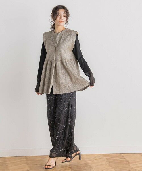 Droite lautreamont / ドロワットロートレアモン その他パンツ | 箔ドットオーガンパンツ≪手洗い可能≫ | 詳細11