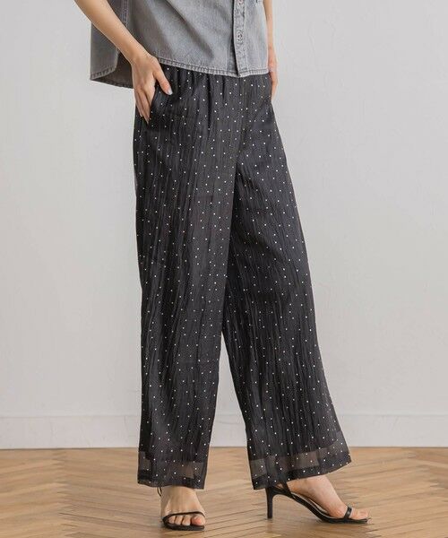 Droite lautreamont / ドロワットロートレアモン その他パンツ | 箔ドットオーガンパンツ≪手洗い可能≫ | 詳細4