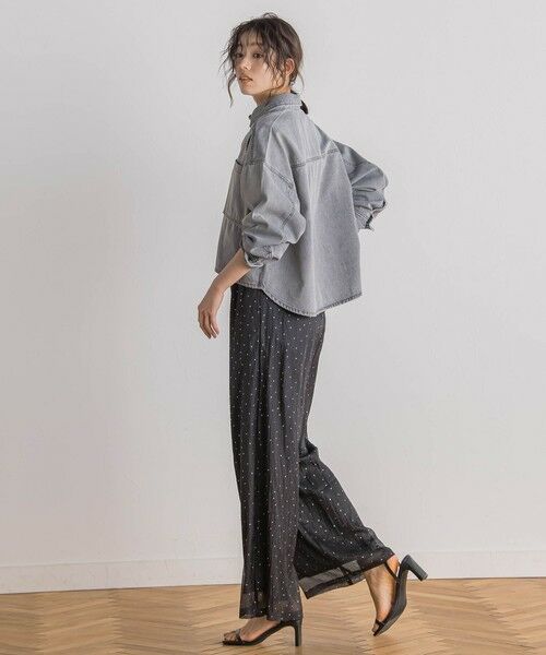 Droite lautreamont / ドロワットロートレアモン その他パンツ | 箔ドットオーガンパンツ≪手洗い可能≫ | 詳細6