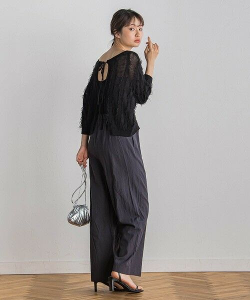 Droite lautreamont / ドロワットロートレアモン その他パンツ | フィブリルグログランパンツ≪洗濯機で洗える≫ | 詳細2