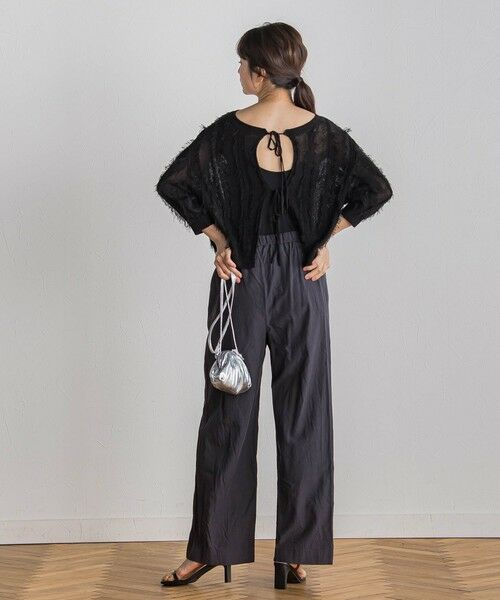 Droite lautreamont / ドロワットロートレアモン その他パンツ | フィブリルグログランパンツ≪洗濯機で洗える≫ | 詳細3