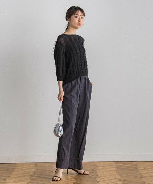 Droite lautreamont / ドロワットロートレアモン その他パンツ | フィブリルグログランパンツ≪洗濯機で洗える≫ | 詳細5