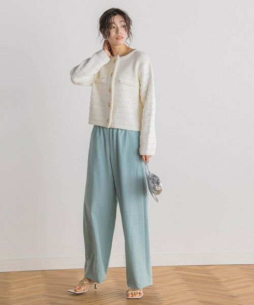 Droite lautreamont / ドロワットロートレアモン その他パンツ | フィブリルグログランパンツ≪洗濯機で洗える≫ | 詳細15