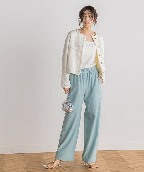 Droite lautreamont / ドロワットロートレアモン その他パンツ | フィブリルグログランパンツ≪洗濯機で洗える≫ | 詳細18