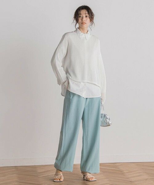 Droite lautreamont / ドロワットロートレアモン その他パンツ | フィブリルグログランパンツ≪洗濯機で洗える≫ | 詳細21