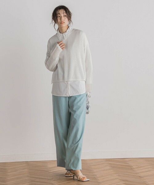 Droite lautreamont / ドロワットロートレアモン その他パンツ | フィブリルグログランパンツ≪洗濯機で洗える≫ | 詳細22