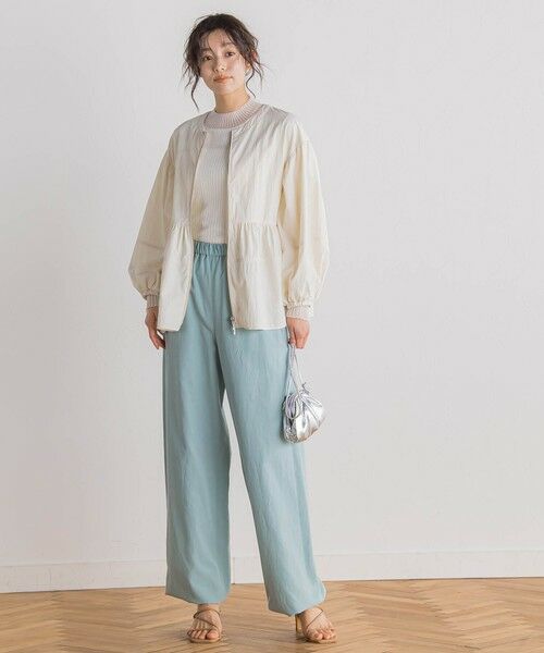 Droite lautreamont / ドロワットロートレアモン その他パンツ | フィブリルグログランパンツ≪洗濯機で洗える≫ | 詳細23