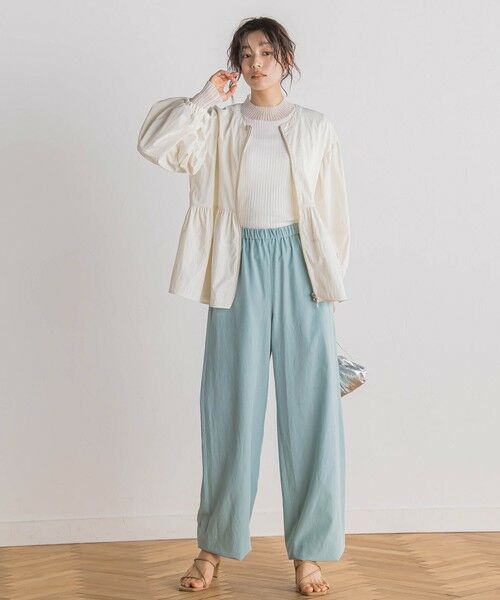 Droite lautreamont / ドロワットロートレアモン その他パンツ | フィブリルグログランパンツ≪洗濯機で洗える≫ | 詳細24