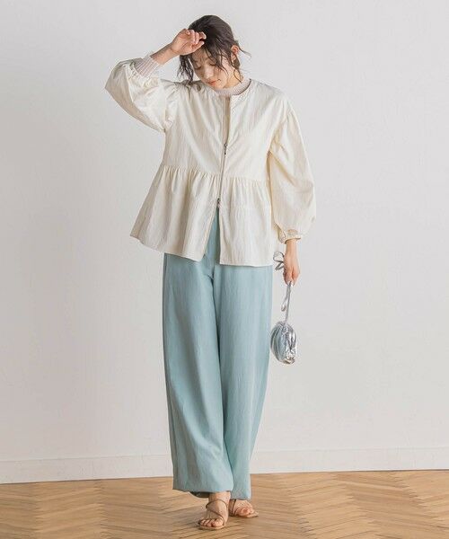 Droite lautreamont / ドロワットロートレアモン その他パンツ | フィブリルグログランパンツ≪洗濯機で洗える≫ | 詳細25