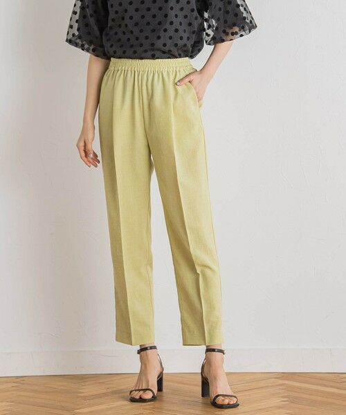 Droite lautreamont/ドロワットロートレアモン タンブラーブッチャーテーパードパンツ≪手洗い可能≫ イエロー M Droite lautreamont/ドロワットロートレアモン タンブラーブッチャーテーパードパンツ≪手洗い可能≫ イエロー M