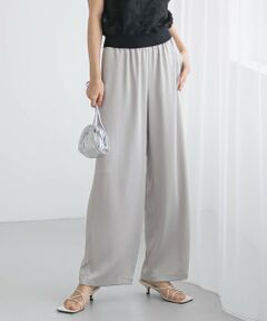 Droite lautreamont / ドロワットロートレアモン その他パンツ | 【新色追加】ハンマーサテンパンツ≪洗濯機で洗える≫