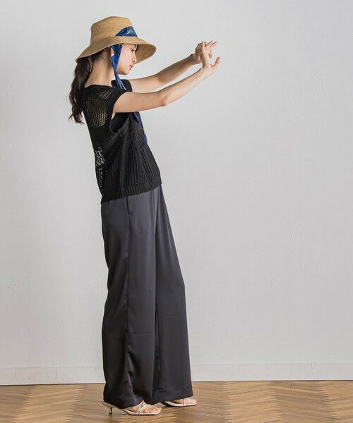 Droite lautreamont / ドロワットロートレアモン その他パンツ | 【新色追加】ハンマーサテンパンツ≪洗濯機で洗える≫ | 詳細2