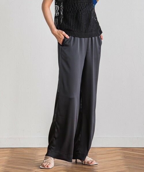 Droite lautreamont / ドロワットロートレアモン その他パンツ | 【新色追加】ハンマーサテンパンツ≪洗濯機で洗える≫ | 詳細4