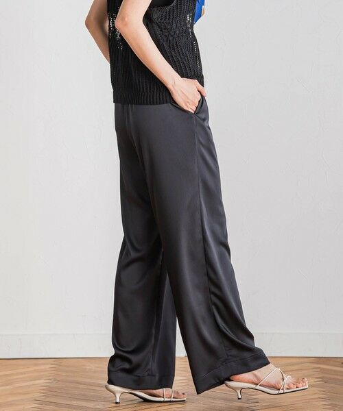 Droite lautreamont / ドロワットロートレアモン その他パンツ | 【新色追加】ハンマーサテンパンツ≪洗濯機で洗える≫ | 詳細5