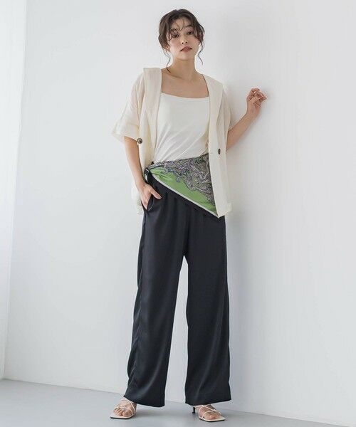 Droite lautreamont / ドロワットロートレアモン その他パンツ | 【新色追加】ハンマーサテンパンツ≪洗濯機で洗える≫ | 詳細7