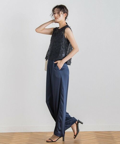 Droite lautreamont / ドロワットロートレアモン その他パンツ | 【新色追加】ハンマーサテンパンツ≪洗濯機で洗える≫ | 詳細11