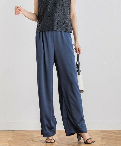 Droite lautreamont / ドロワットロートレアモン その他パンツ | 【新色追加】ハンマーサテンパンツ≪洗濯機で洗える≫ | 詳細15