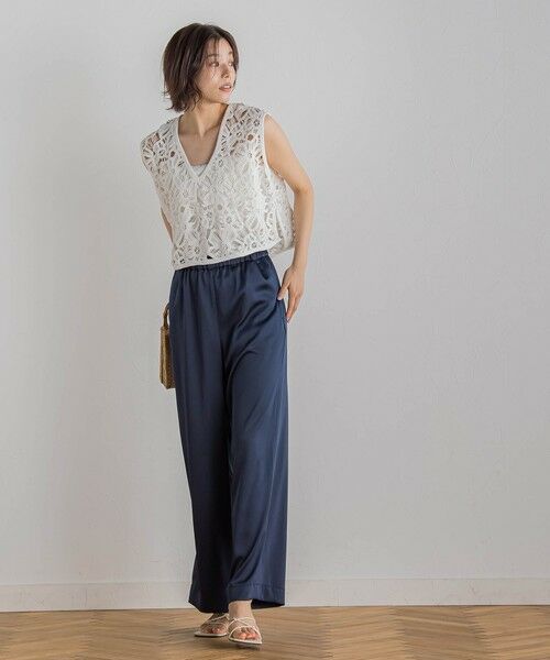 Droite lautreamont / ドロワットロートレアモン その他パンツ | 【新色追加】ハンマーサテンパンツ≪洗濯機で洗える≫ | 詳細18