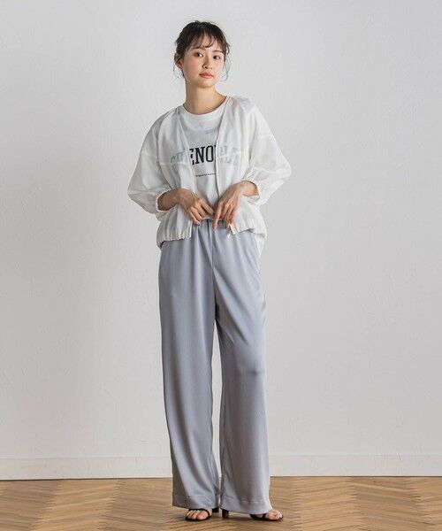 Droite lautreamont / ドロワットロートレアモン その他パンツ | 【新色追加】ハンマーサテンパンツ≪洗濯機で洗える≫ | 詳細19