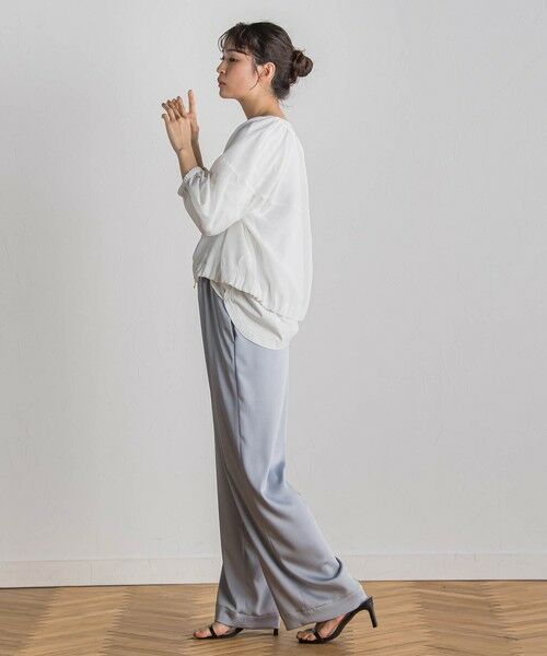 Droite lautreamont / ドロワットロートレアモン その他パンツ | 【新色追加】ハンマーサテンパンツ≪洗濯機で洗える≫ | 詳細21