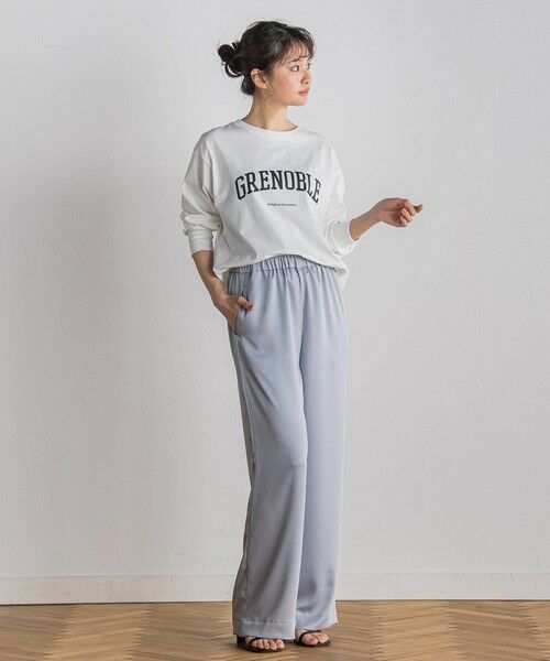 Droite lautreamont / ドロワットロートレアモン その他パンツ | 【新色追加】ハンマーサテンパンツ≪洗濯機で洗える≫ | 詳細22