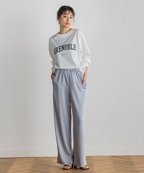 Droite lautreamont / ドロワットロートレアモン その他パンツ | 【新色追加】ハンマーサテンパンツ≪洗濯機で洗える≫ | 詳細24