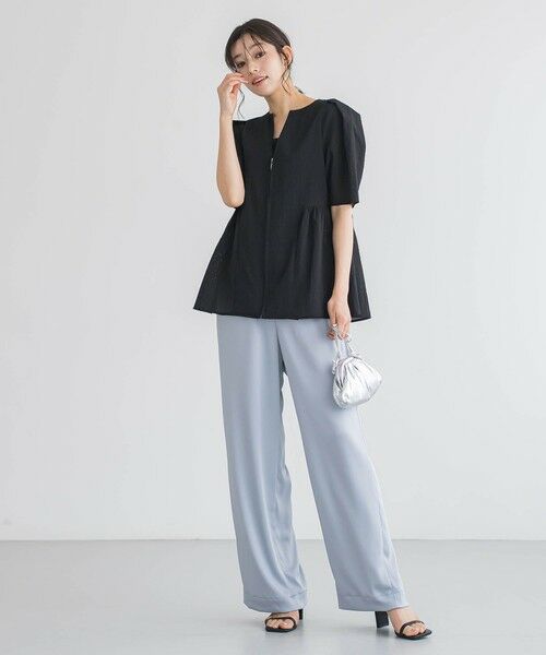 Droite lautreamont / ドロワットロートレアモン その他パンツ | 【新色追加】ハンマーサテンパンツ≪洗濯機で洗える≫ | 詳細27