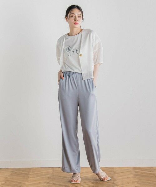 Droite lautreamont / ドロワットロートレアモン その他パンツ | 【新色追加】ハンマーサテンパンツ≪洗濯機で洗える≫ | 詳細29