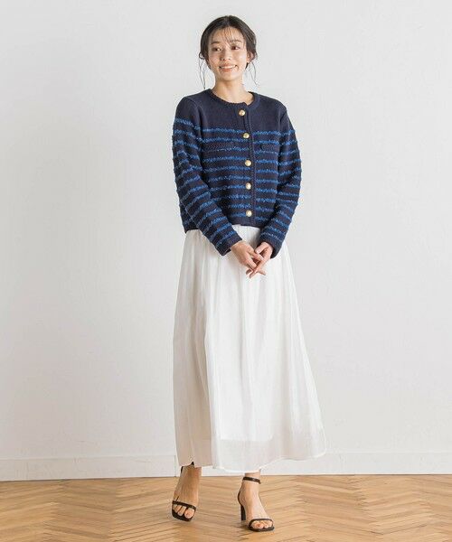 Droite lautreamont / ドロワットロートレアモン ミニ・ひざ丈スカート | シアークロスフレアスカート≪手洗い可能≫ | 詳細7