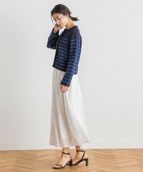 Droite lautreamont / ドロワットロートレアモン ミニ・ひざ丈スカート | シアークロスフレアスカート≪手洗い可能≫ | 詳細8