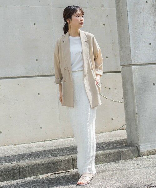 Droite lautreamont / ドロワットロートレアモン ミニ・ひざ丈スカート | フリンジニットスカート | 詳細17