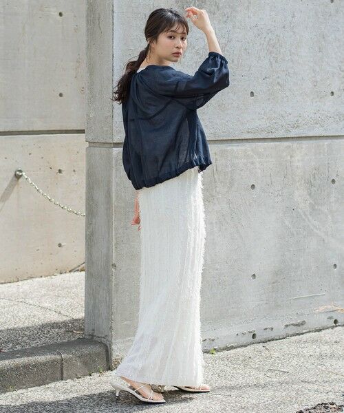 Droite lautreamont / ドロワットロートレアモン ミニ・ひざ丈スカート | フリンジニットスカート | 詳細24