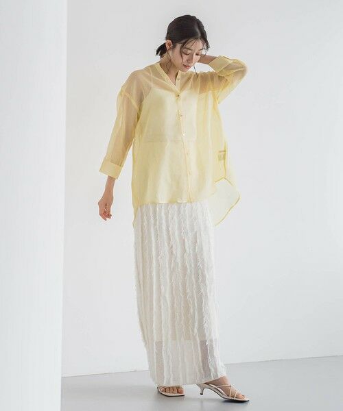 Droite lautreamont / ドロワットロートレアモン ミニ・ひざ丈スカート | フリンジニットスカート | 詳細29