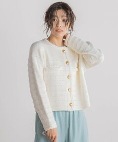 Droite lautreamont / ドロワットロートレアモン カーディガン・ボレロ | バタフライヤーンニットジャケット