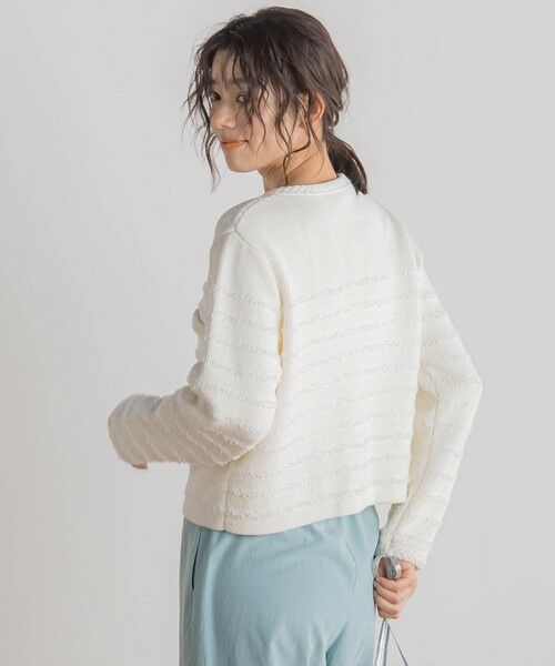 Droite lautreamont / ドロワットロートレアモン カーディガン・ボレロ | バタフライヤーンニットジャケット | 詳細2