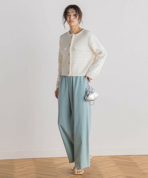 Droite lautreamont / ドロワットロートレアモン カーディガン・ボレロ | バタフライヤーンニットジャケット | 詳細4