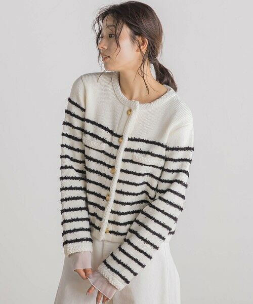 Droite lautreamont / ドロワットロートレアモン カーディガン・ボレロ | バタフライヤーンニットジャケット | 詳細10