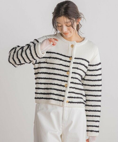 Droite lautreamont / ドロワットロートレアモン カーディガン・ボレロ | バタフライヤーンニットジャケット | 詳細11