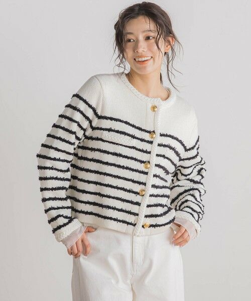 Droite lautreamont / ドロワットロートレアモン カーディガン・ボレロ | バタフライヤーンニットジャケット | 詳細13