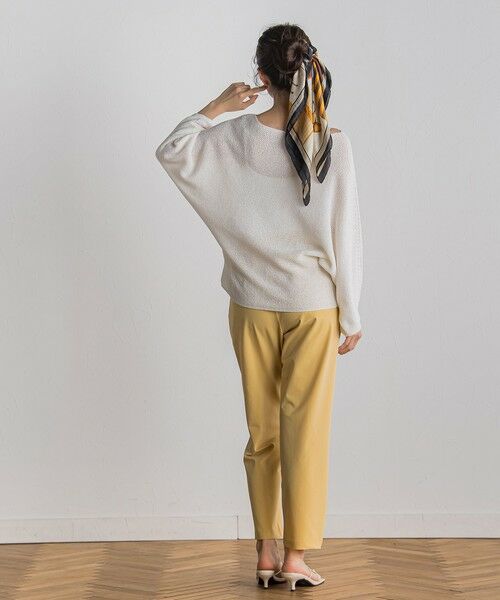 Droite lautreamont / ドロワットロートレアモン ニット・セーター | ペーパー混ヤーンドルマンプルオーバー≪手洗い可能≫ | 詳細3