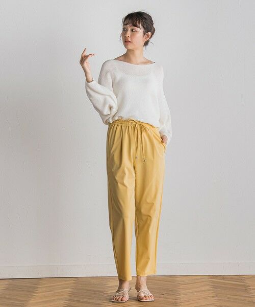 Droite lautreamont / ドロワットロートレアモン ニット・セーター | ペーパー混ヤーンドルマンプルオーバー≪手洗い可能≫ | 詳細4