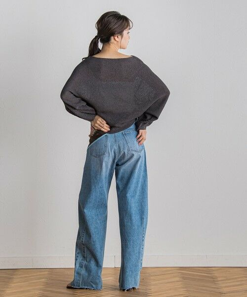 Droite lautreamont / ドロワットロートレアモン ニット・セーター | ペーパー混ヤーンドルマンプルオーバー≪手洗い可能≫ | 詳細27